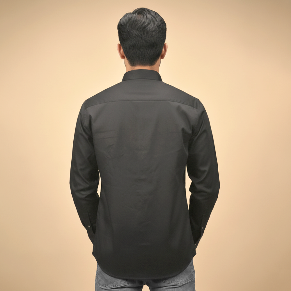 Dior Printed Black Premium Cotton Shirt-3