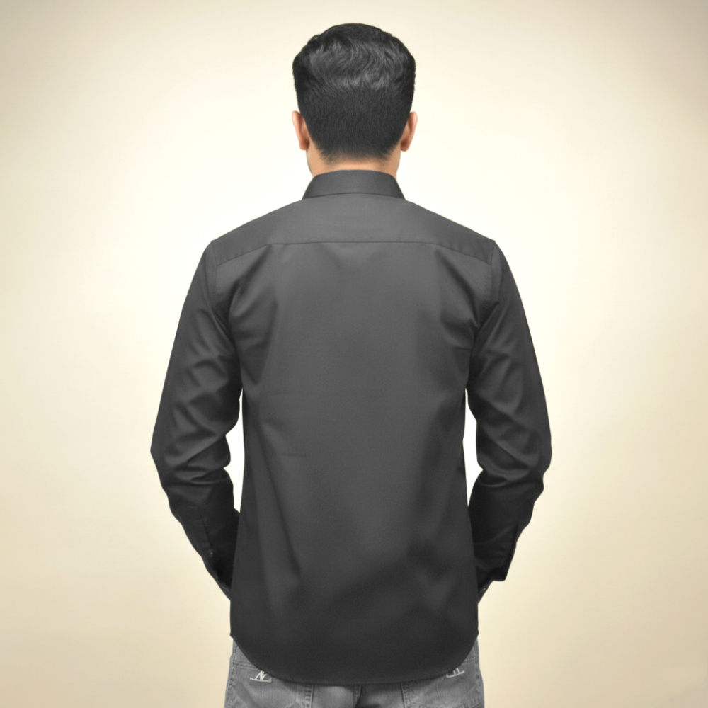 Balmain Printed Black Premium Luxury Shirt-3