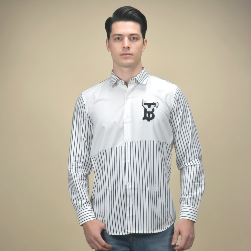 Burberry TB Embroidered White Premium Shirt-1