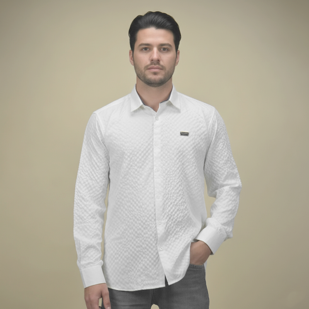 Balmain Paris White Premium Quality Shirt-1