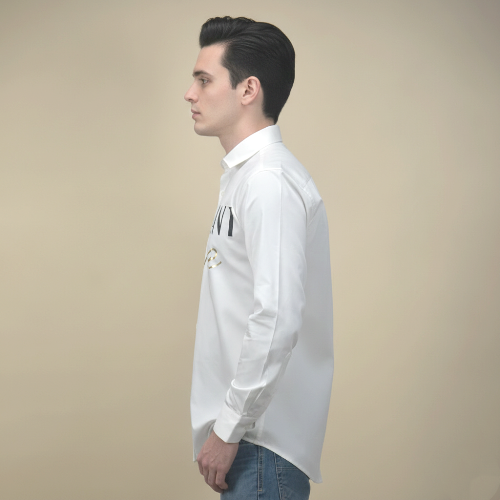 Armani Exchange White Premium Quality Shirt-2