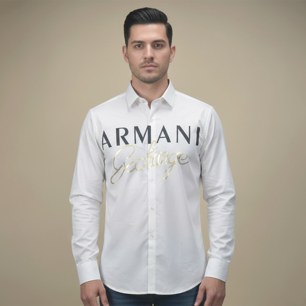 Armani Exchange White Premium Quality Shirt-1