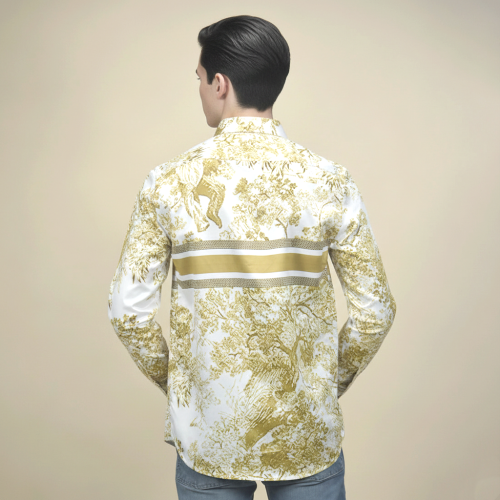 Dior Lion Printed Premium Quality Shirt-3