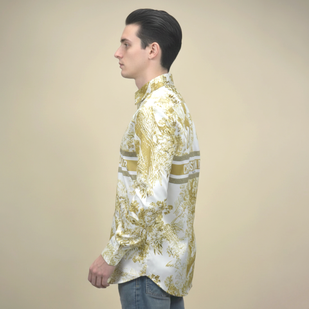 Dior Lion Printed Premium Quality Shirt-2