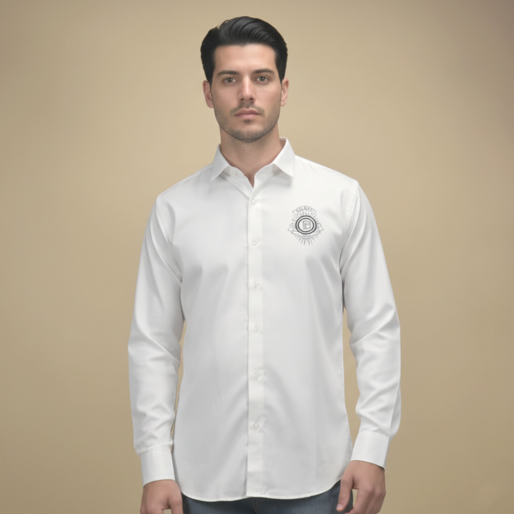 Balmain White Premium Quality Shirt-1