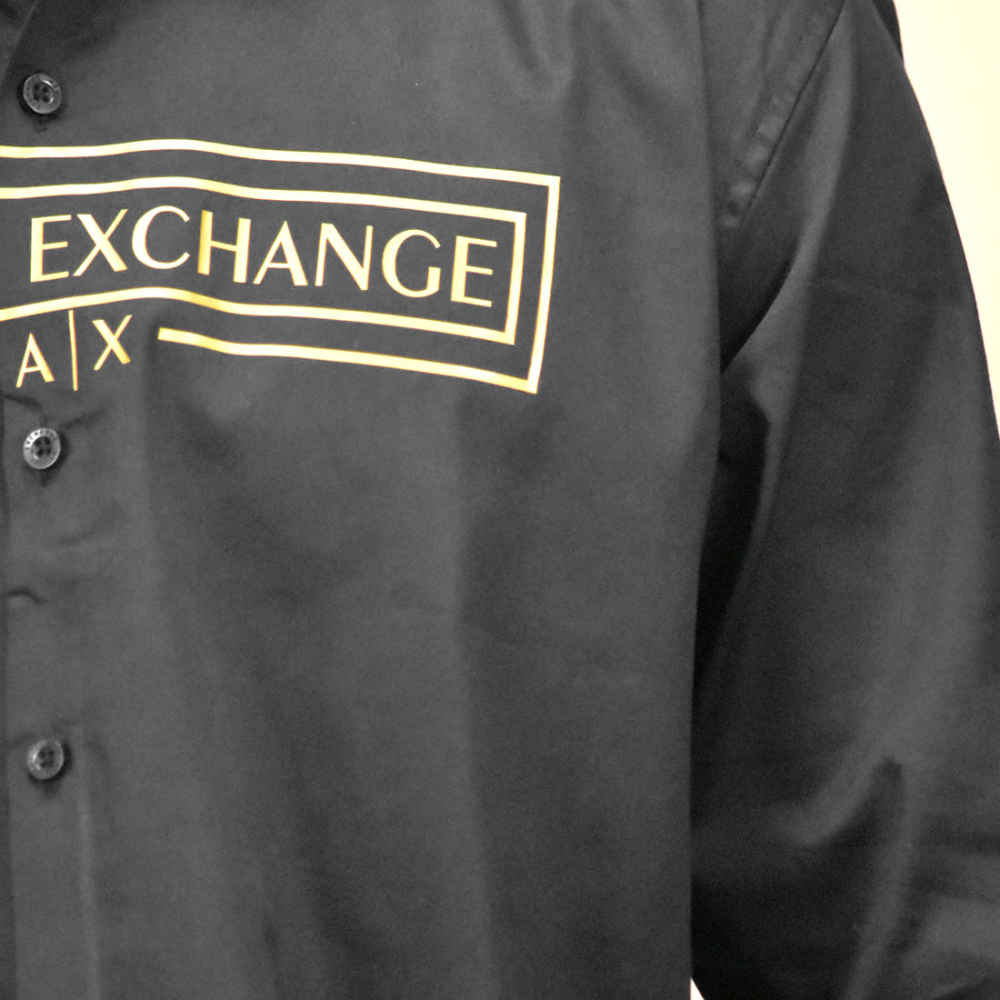 Armani Exchange Black Premium Luxury Shirt-4