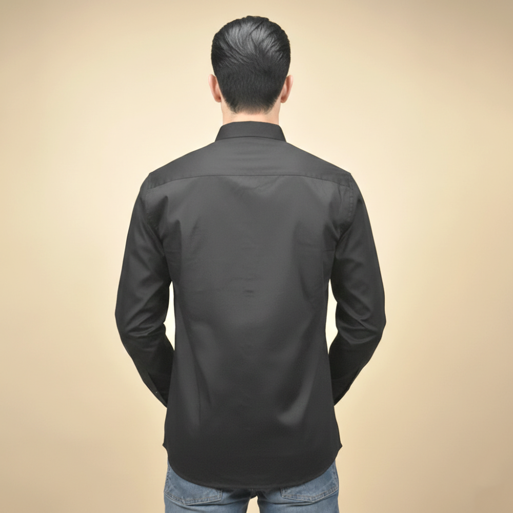 Armani Exchange Black Premium Luxury Shirt-3