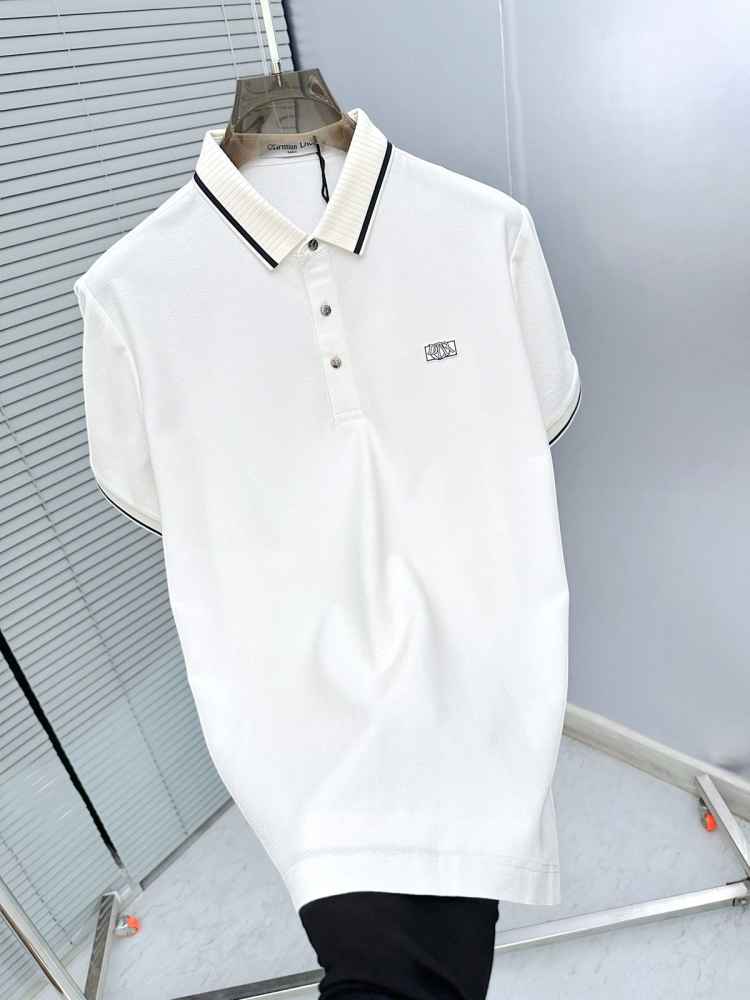 Dior White Premium Quality Polo T-Shirt-2