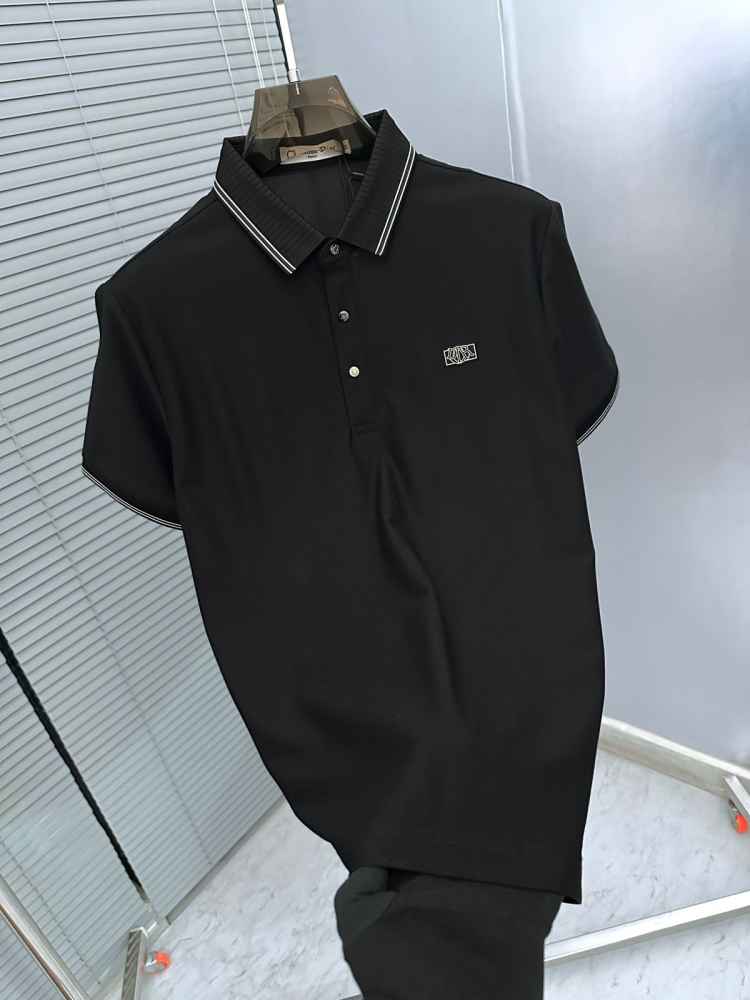 Dior Black Premium Quality Polo T-Shirt-1