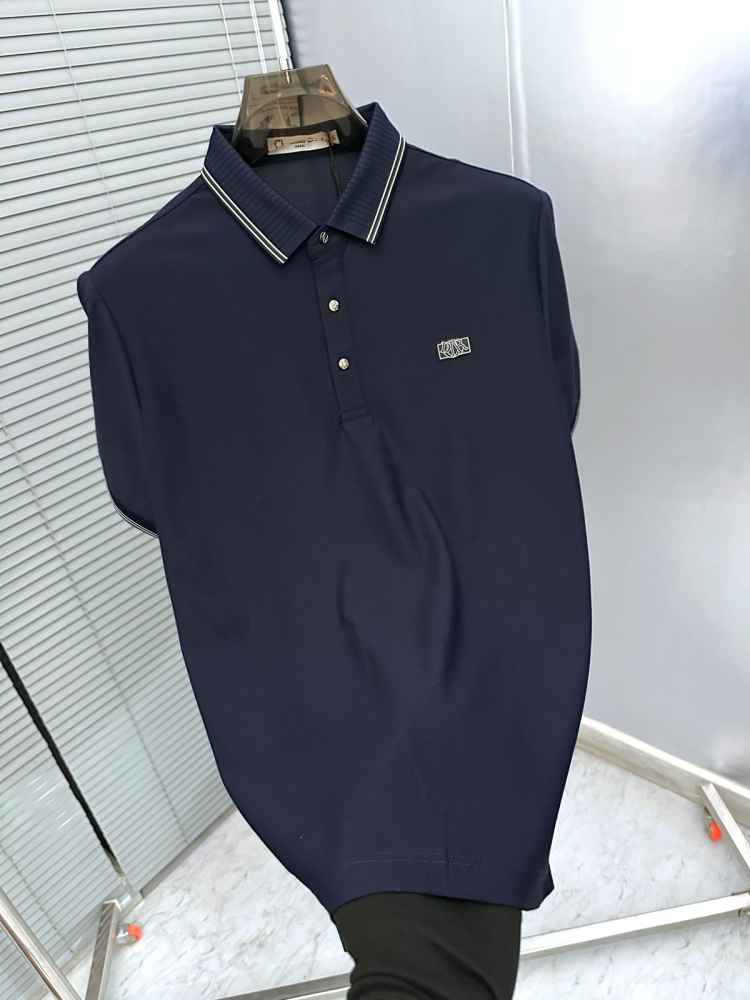 Dior Blue Premium Quality Polo T-Shirt-1