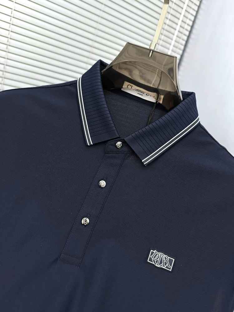 Dior Blue Premium Quality Polo T-Shirt-2
