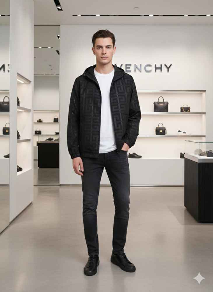 Givenchy Paris Black Premium Quality Zipper-thumb-1