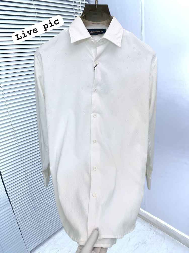 Louis Vuitton Monogram White Premium Cotton Shirt-2