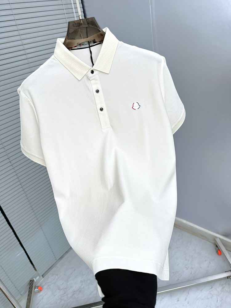 Moncler White Premium Quality T-shirt-thumb-2