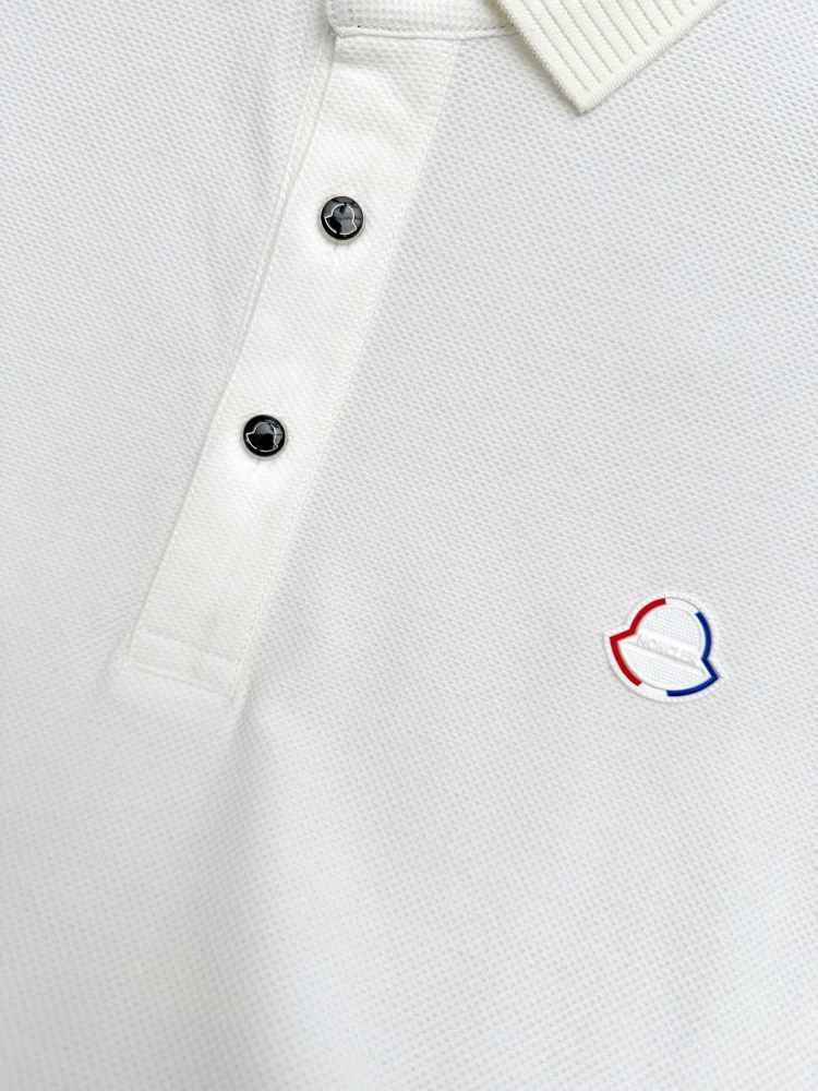 Moncler White Premium Quality T-shirt-thumb-1