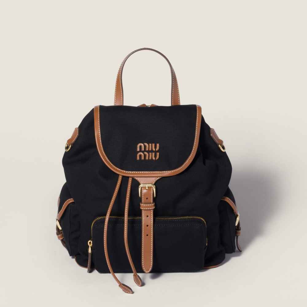 Miu Miu Small Black backpack-1