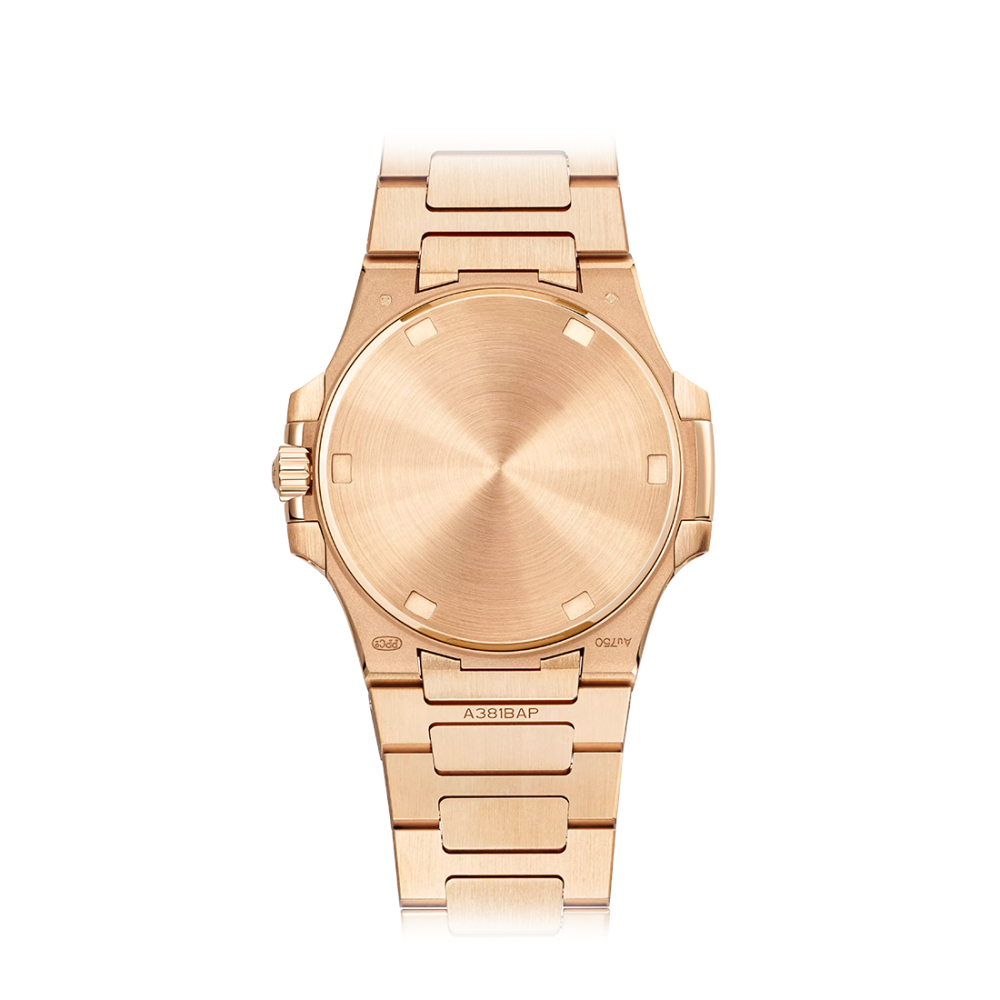 Patek Philippe Nautilus 18k Rose Gold Pink Dial Watch 7010/1R-013-1