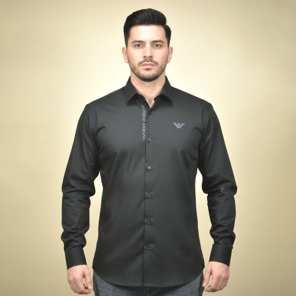 Emporio Armani Black Premium Quality Shirt-3