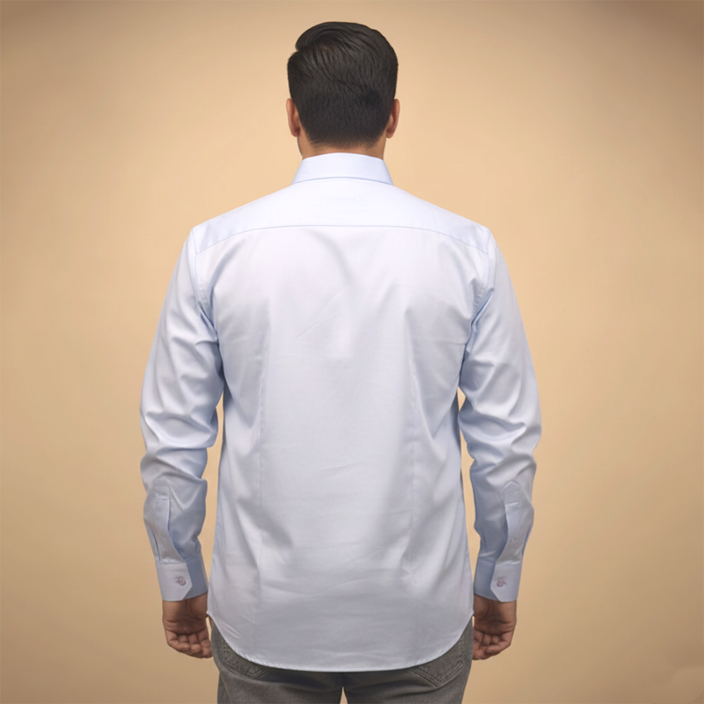 Emporio Armani Sky Blue Premium Quality Shirt-1