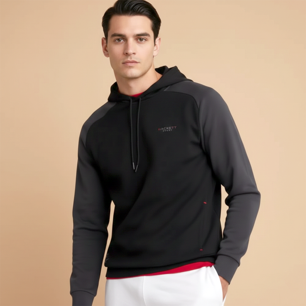 Hacket Black Premium Quality Hoodie-thumb-0