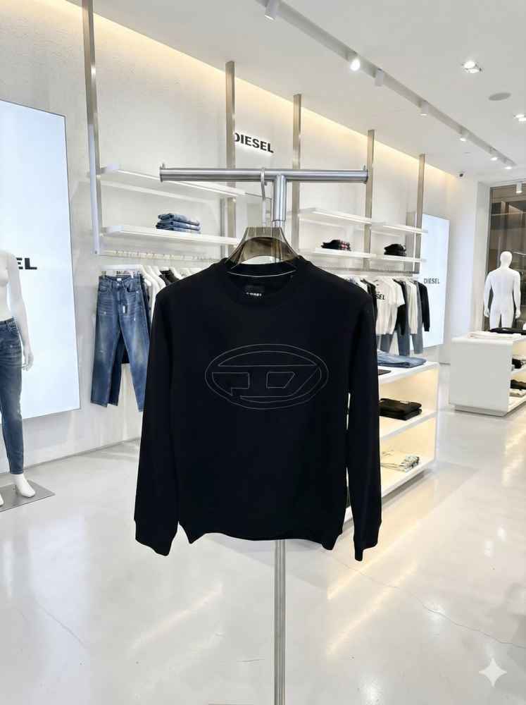 Diesel Black Authentic Quality Sweatshirts-thumb-3