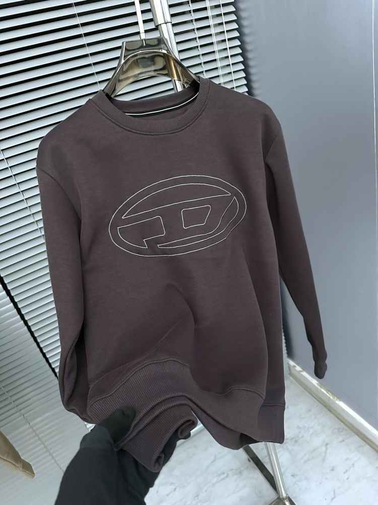 Diesel Dark Grey Authentic Quality Sweatshirts-thumb-0