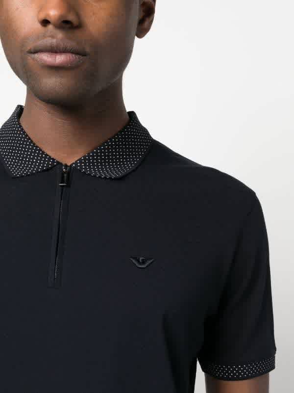 Emporio Armani Black Premium Quality Polo T-shirt-thumb-1