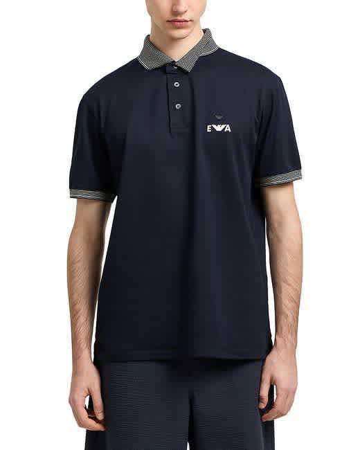 Emporio Armani Blue Premium Quality Polo T-shirt-thumb-0