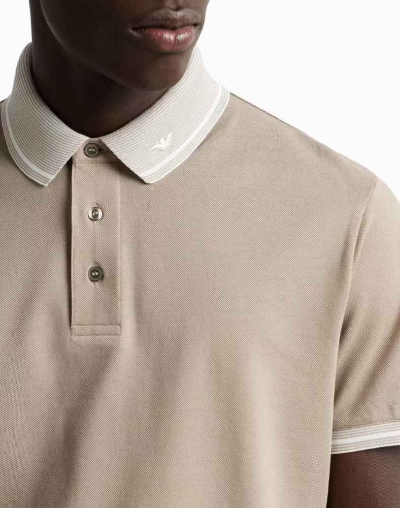 Emporio Armani Brown Premium Quality Polo T-shirt-thumb-1