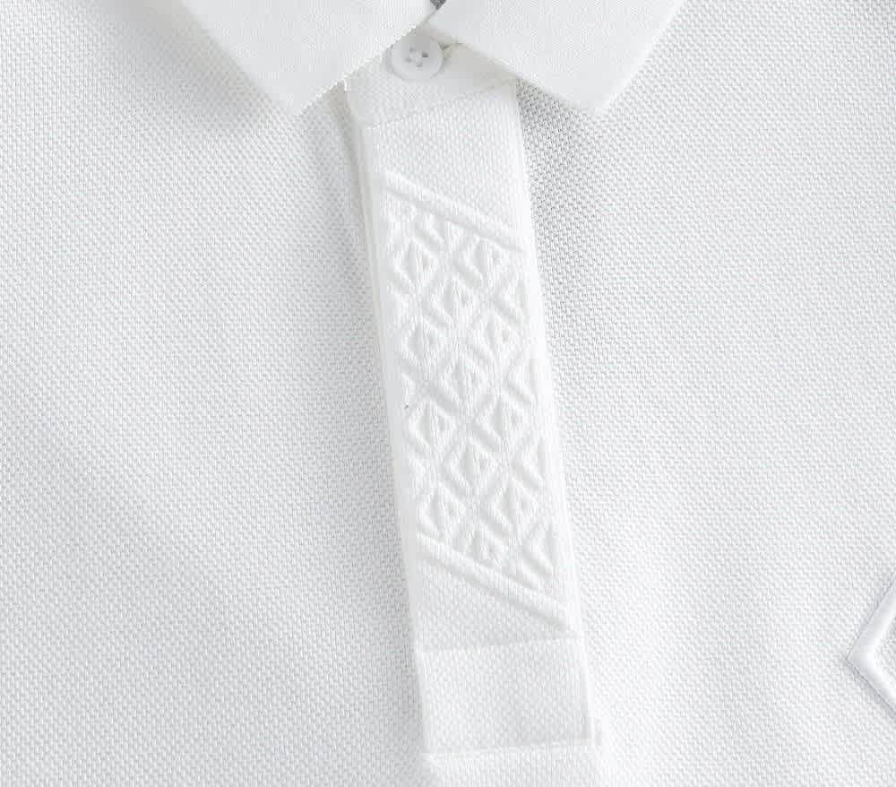 Dior White Premium Quality Polo T-Shirt-thumb-3