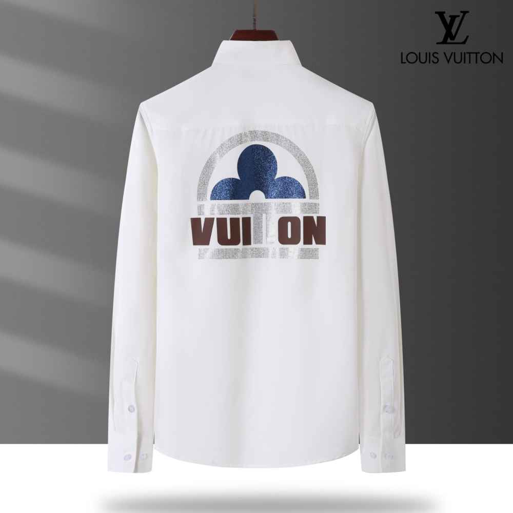 Louis Vuitton Monogram White Premium Cotton Shirt-1
