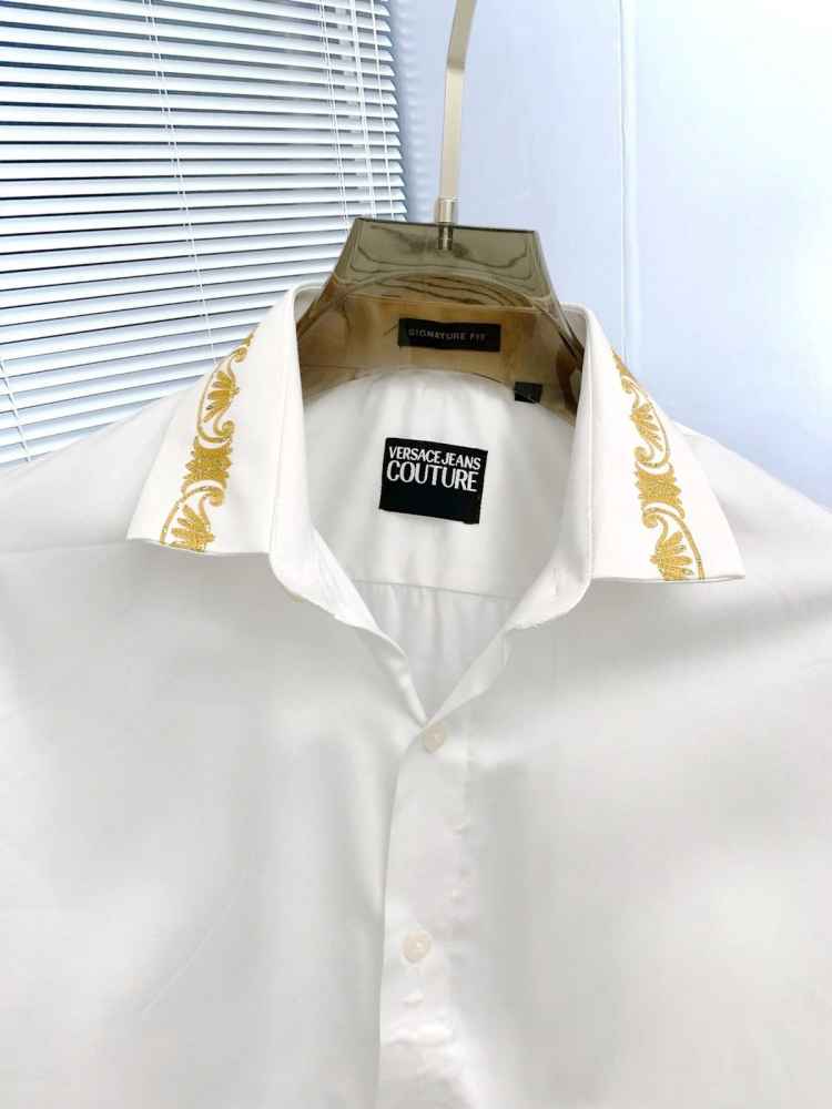 Versace White Premium Quality Cotton Shirt-3