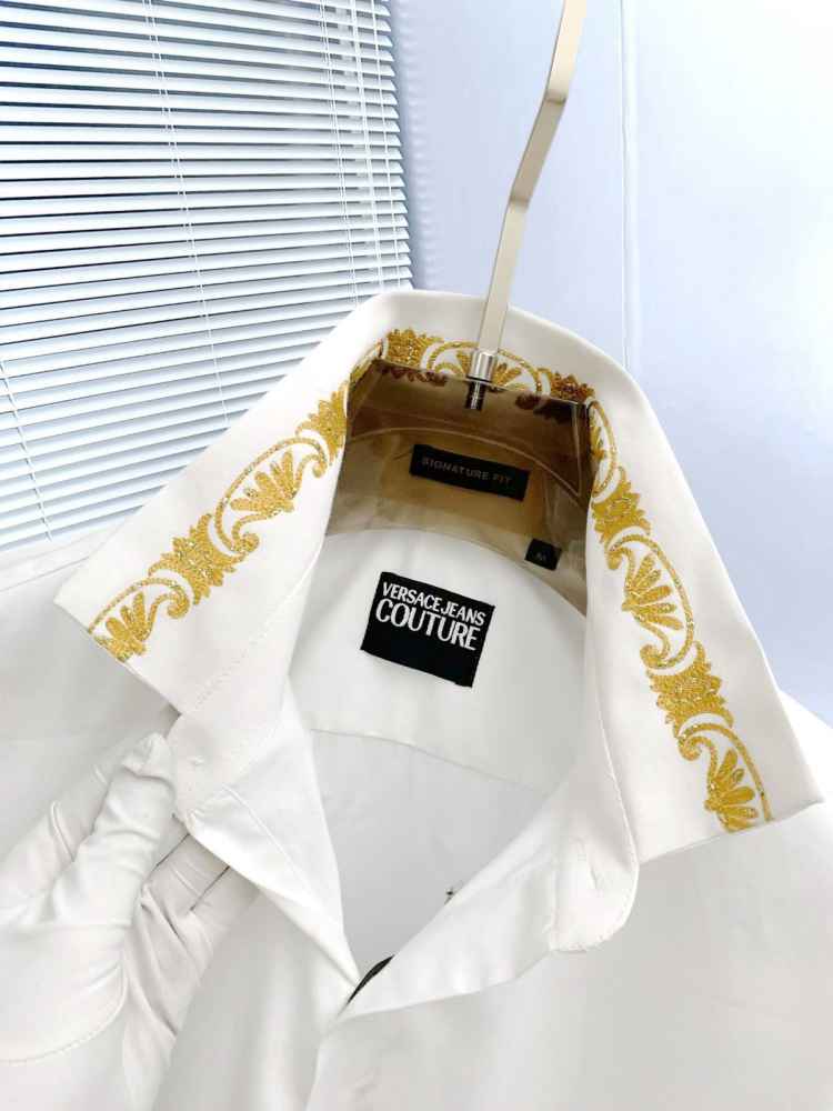 Versace White Premium Quality Cotton Shirt-4