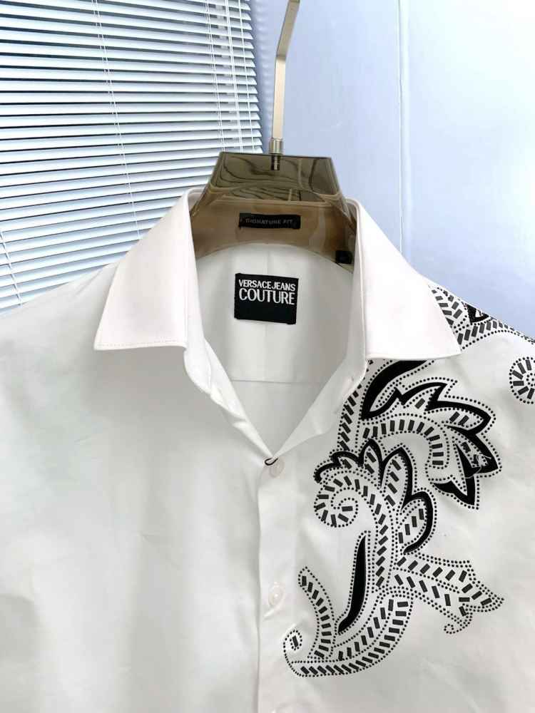 Versace White Premium Quality Cotton Shirt-1