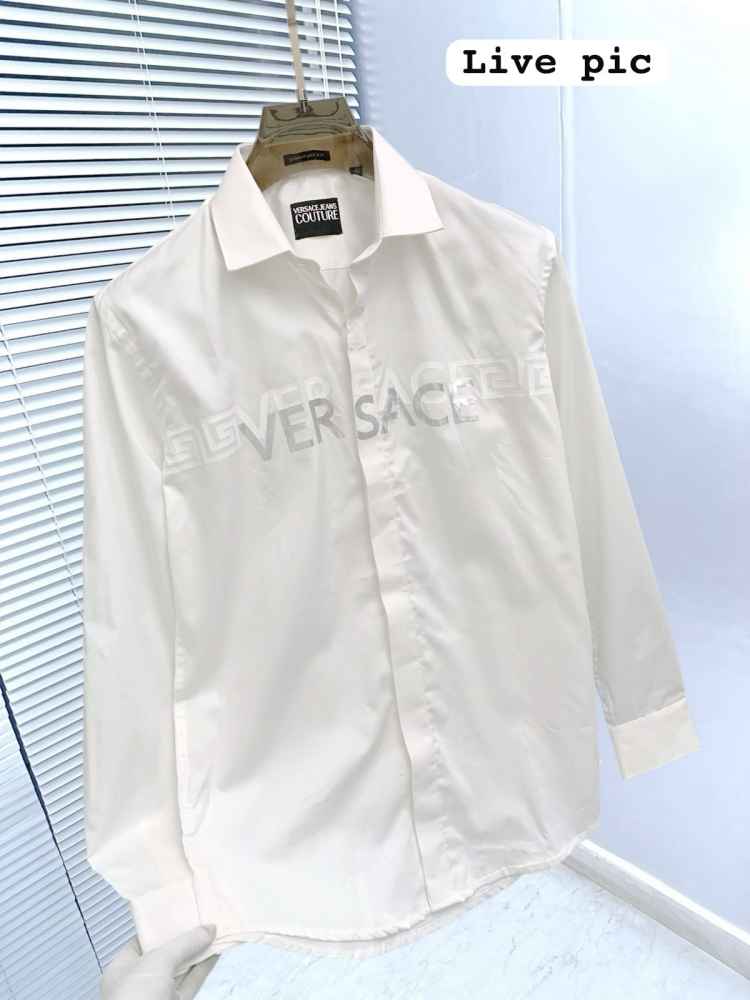 Versace White Premium Quality Cotton Shirt-4