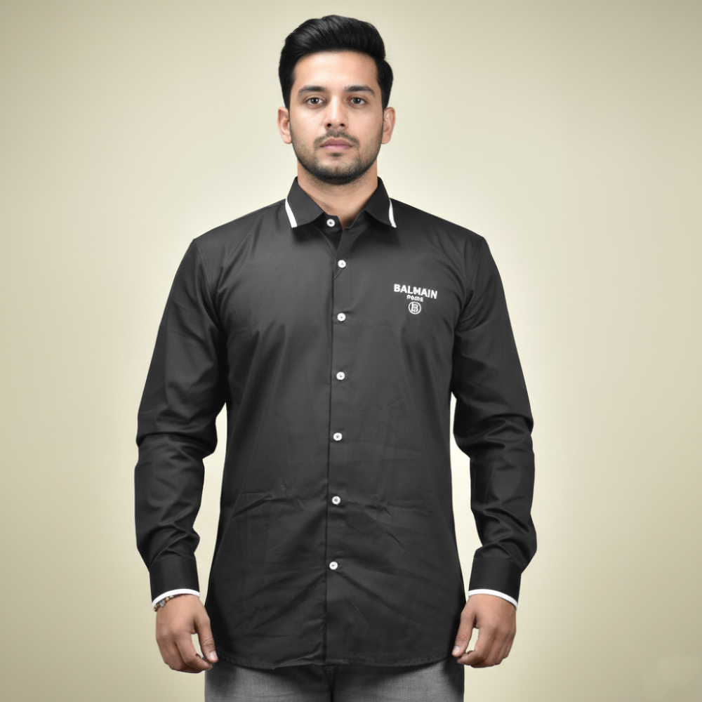 Balmain Black Premium Quality Shirt-1