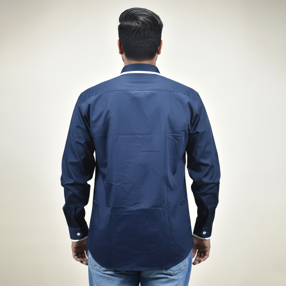 Balmain Blue Premium Quality Shirt-5