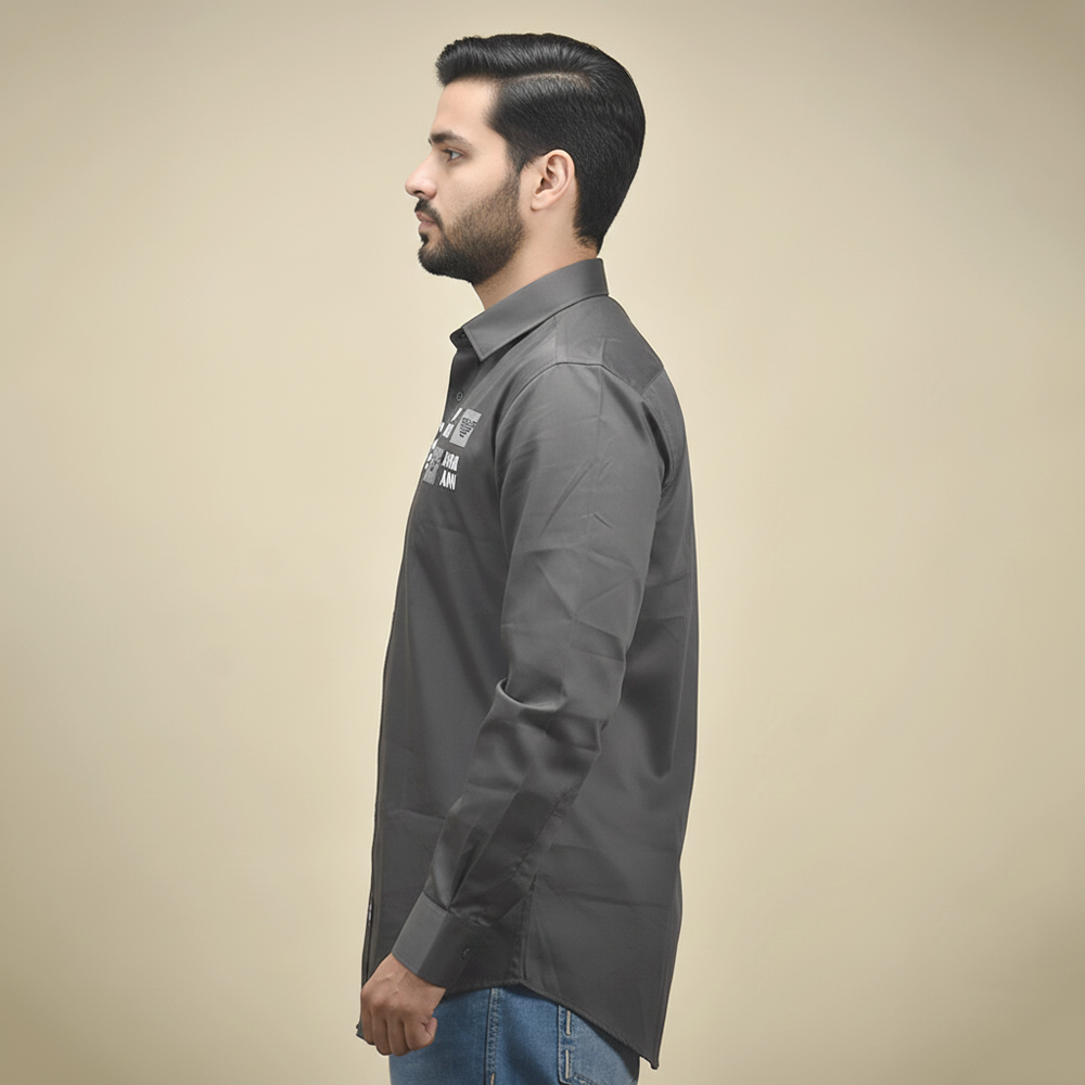 Emporio Armani Grey Premium Quality Shirt-4