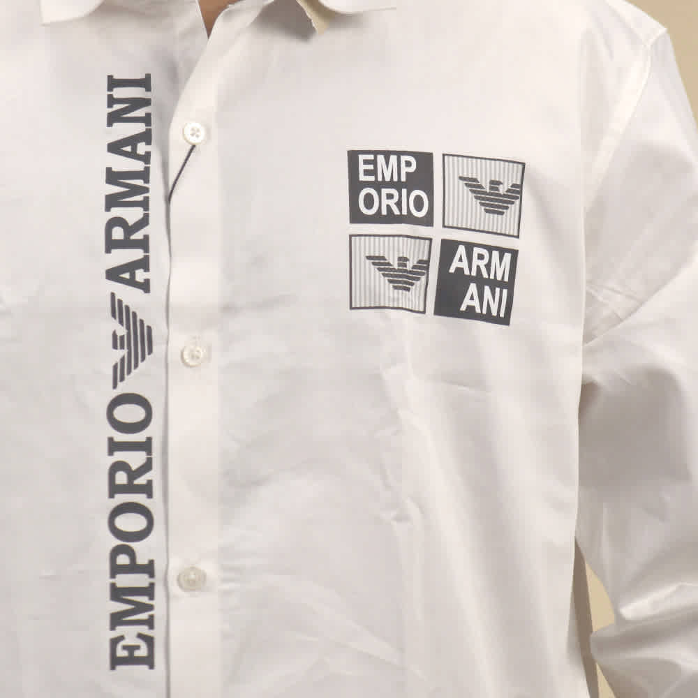 Emporio Armani White Premium Quality Shirt-4