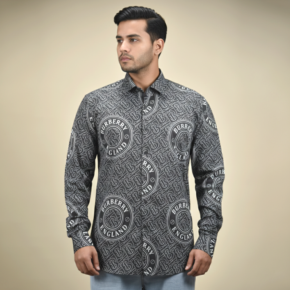 Burberry Black Premium Quality Shirt-1