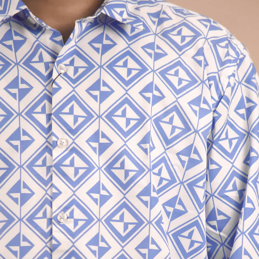 Gucci Blue Premium Quality Shirt-thumb-4