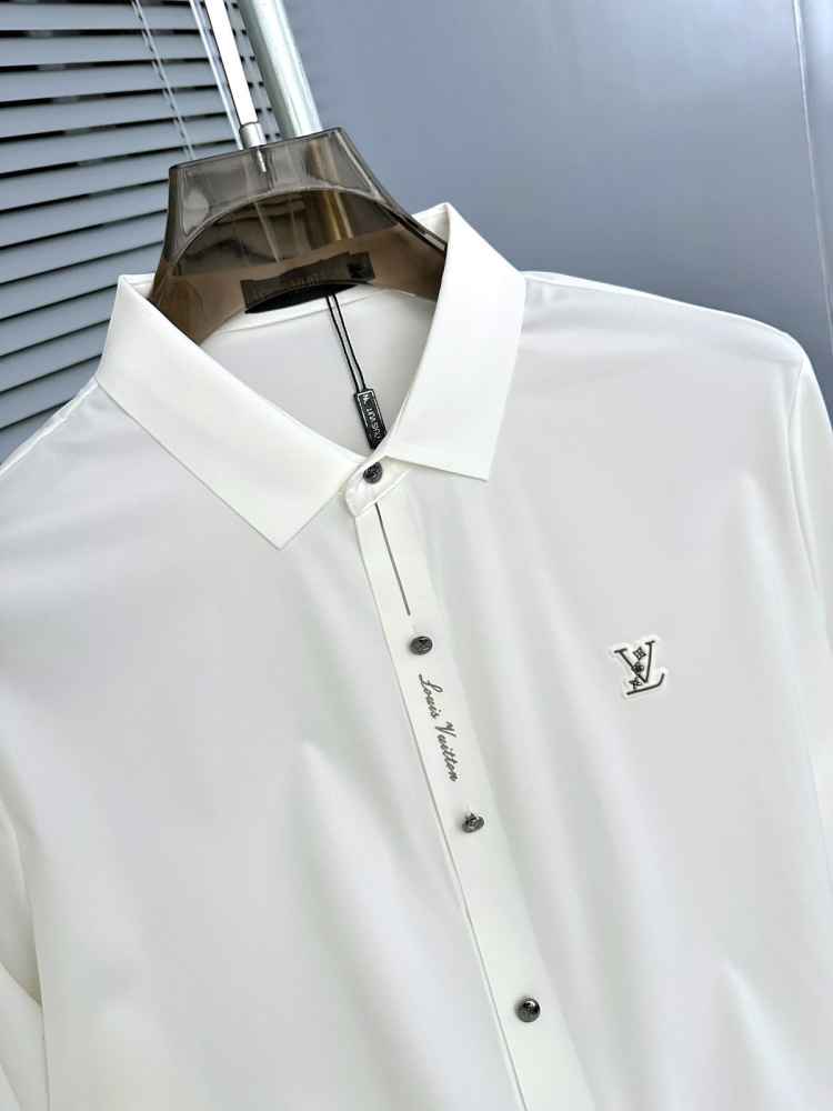 Louis Vuitton Monogram White Premium Cotton Shirt-3