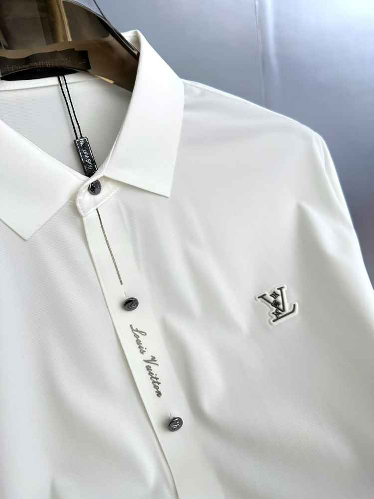Louis Vuitton Monogram White Premium Cotton Shirt-2