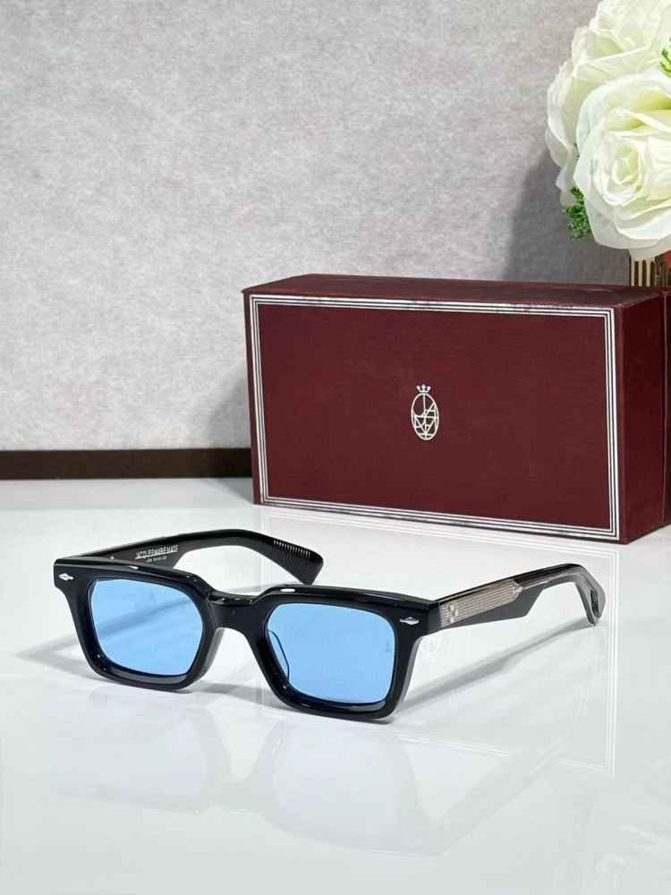 Jacques Marie Mage Blue Luxury Sunglasses-thumb-0