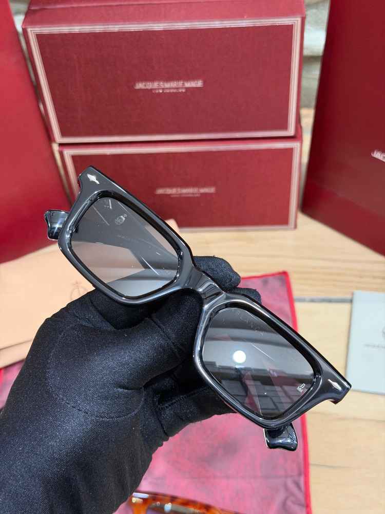 Jacques Marie Mage Black Luxury Sunglasses-1