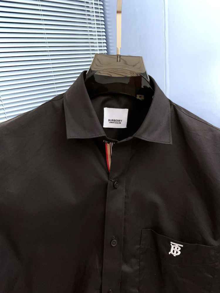 Burberry Black Premium Quality Shirt-2