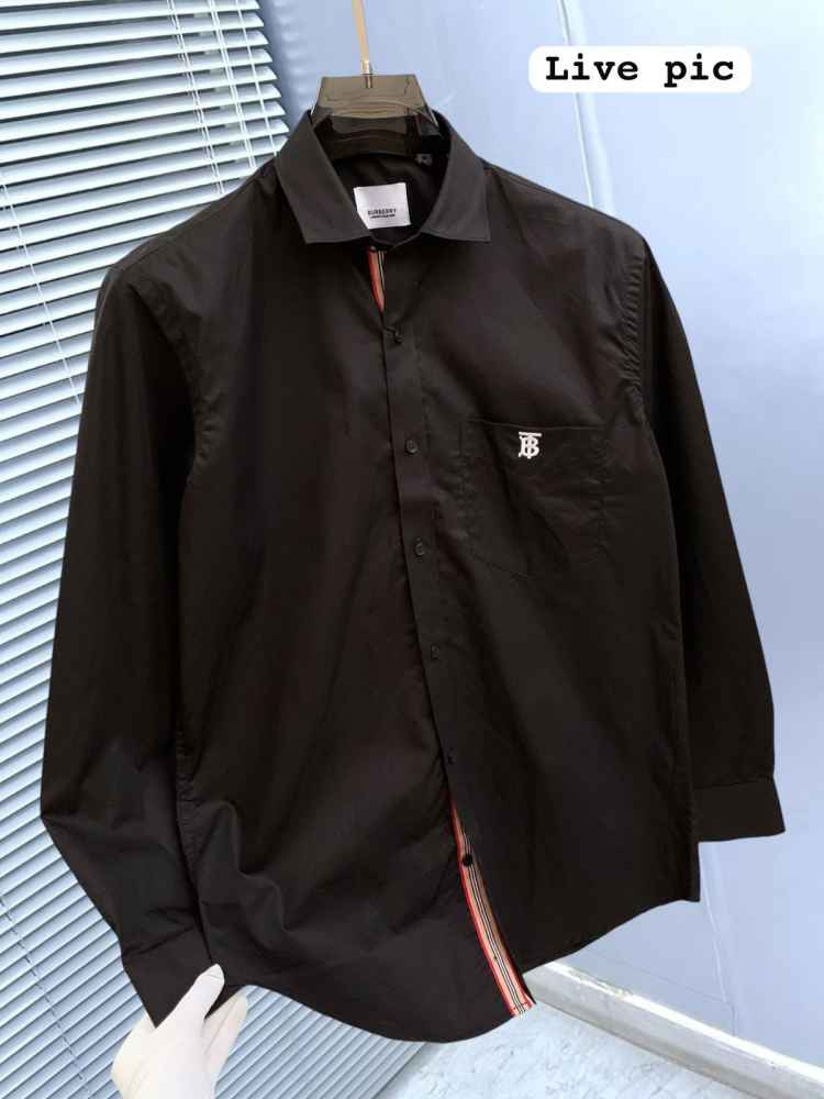 Burberry Black Premium Quality Shirt-3