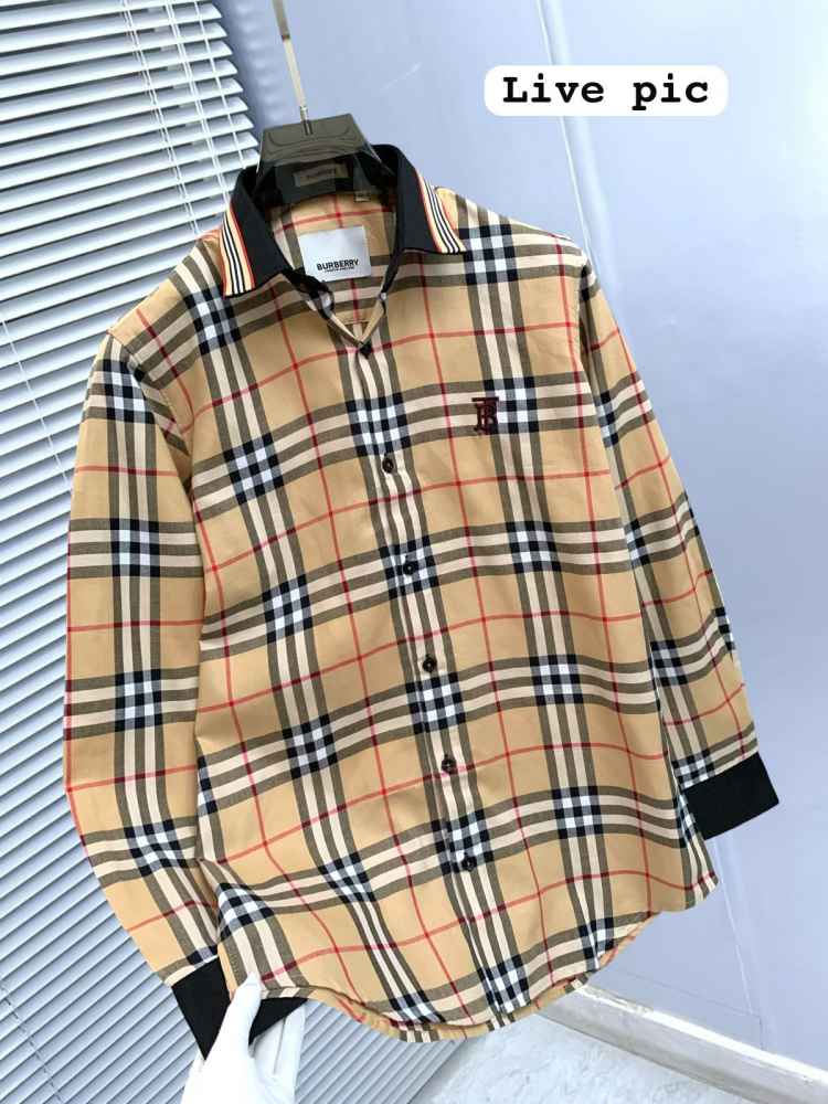 Burberry Brown Premium Quality Shirt-3