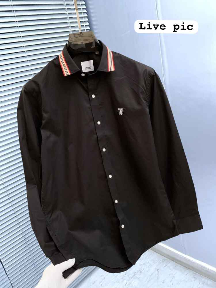 Burberry Black Premium Quality Shirt-5