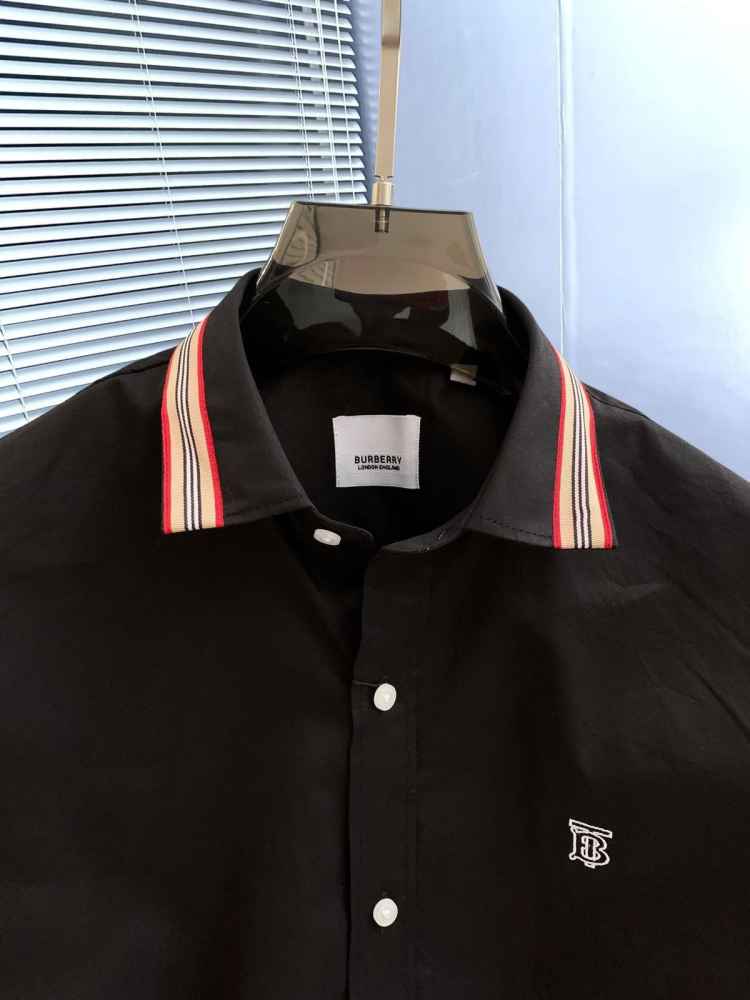 Burberry Black Premium Quality Shirt-4